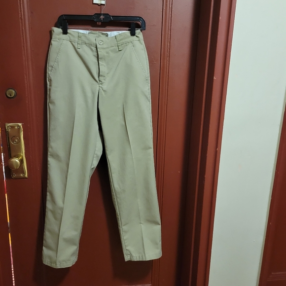 RED KAP 1929  FLAT FRONT KHAKI WORKING PANTS 👖 Size W30 L32 - Picture 1 of 14